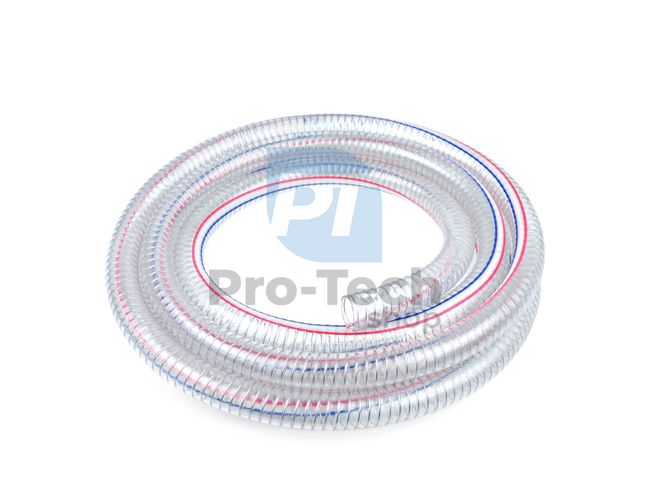 Suction hose with braided transparent 1" 5m 18309