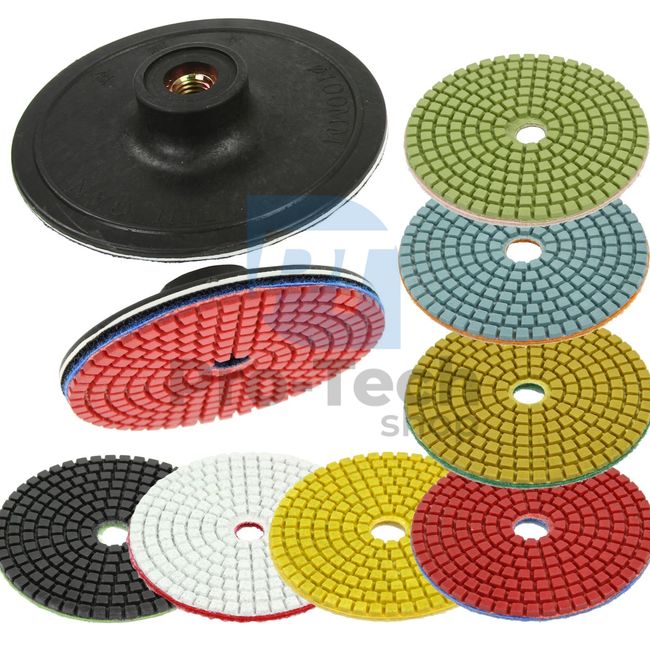 Set of diamond grinding wheels for Velcro P50-3000 7pcs 40013