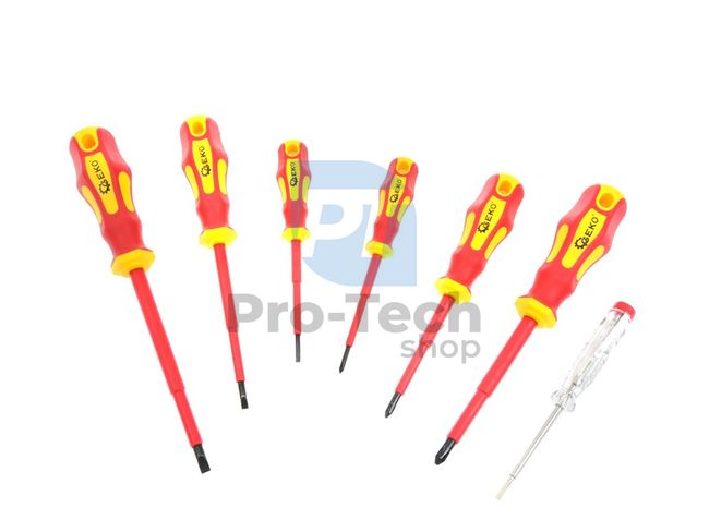 Set of electrician's screwdrivers 6pcs + tester 09800