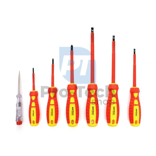 Set of electrician's screwdrivers 6pcs + tester 10786