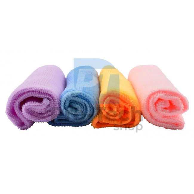 4-piece microfibre cloth set 30x30cm 53336