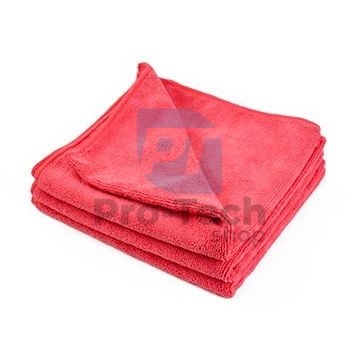 Microfibre cloth set 5pcs 40x40cm - red 11829