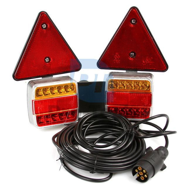 Set of LED trailer lights with magnet and reflectors 14701