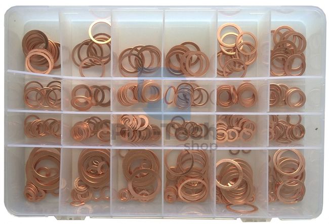 Set of copper washers 400pcs 5-28mm 02358