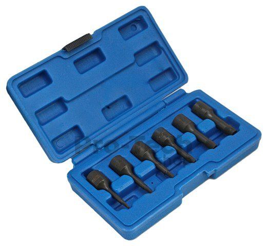 Screwdriver set for pulling out broken screws 3/8" 12269