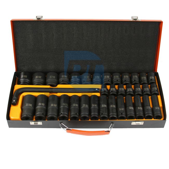 Socket wrench set 1/2" 8-32mm 35pcs 14350