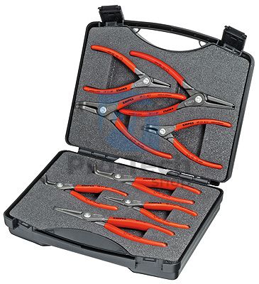 Set of precision circlip pliers with tools 8 pcs KNIPEX 09005