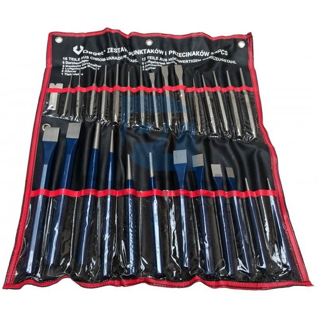 Set of chisels and hole cutters 28pcs 13101