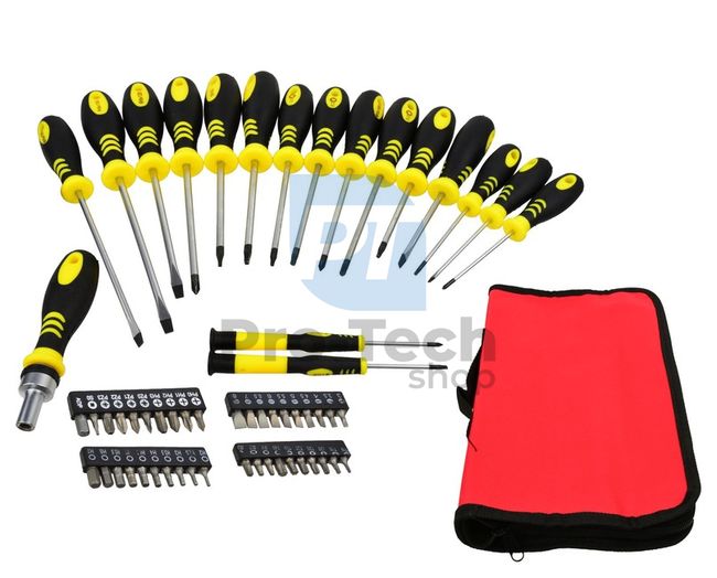 Screwdriver and bit set 59pcs 01561