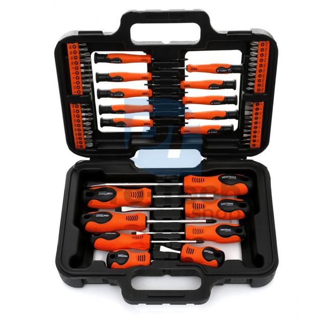 Screwdriver and bit set 58pcs 10771