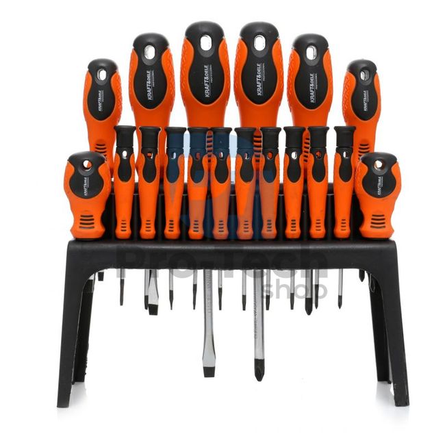 Screwdriver set in stand 18pcs 10781