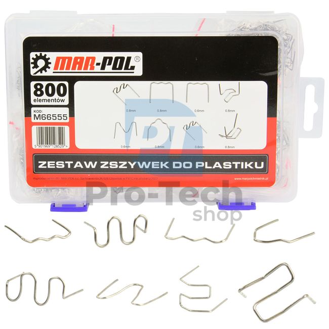 Plastic staple set 800pcs 40422