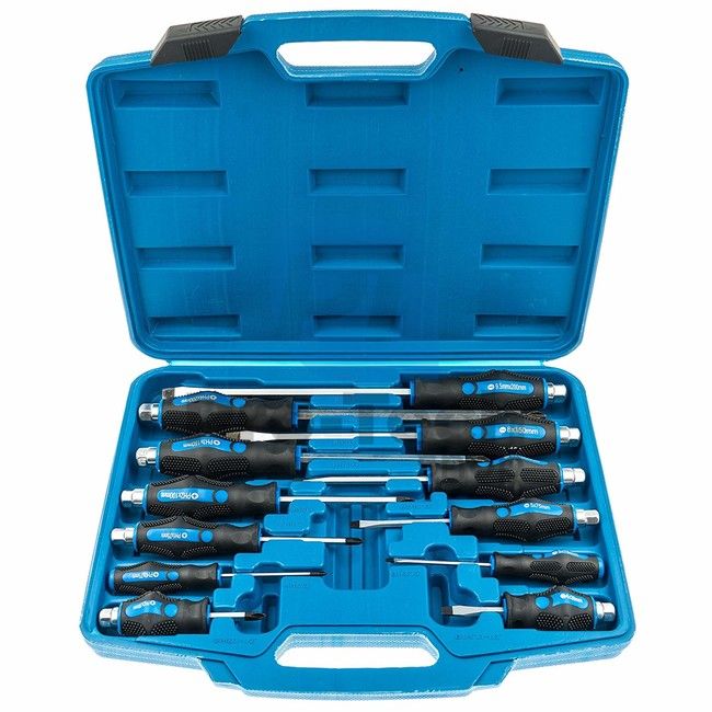 Pro set of impact screwdrivers 12pcs Satra S-S12PC 04867