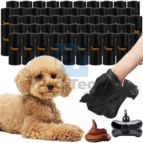 Set of dog excrement bags + Purlov pouch 22812 76041