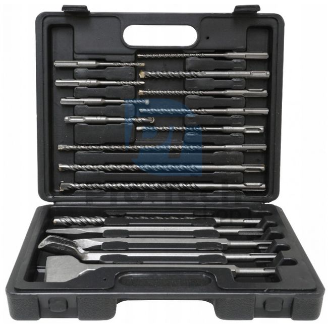 Set of SDS Plus drill bits and chisels 17pcs 13184