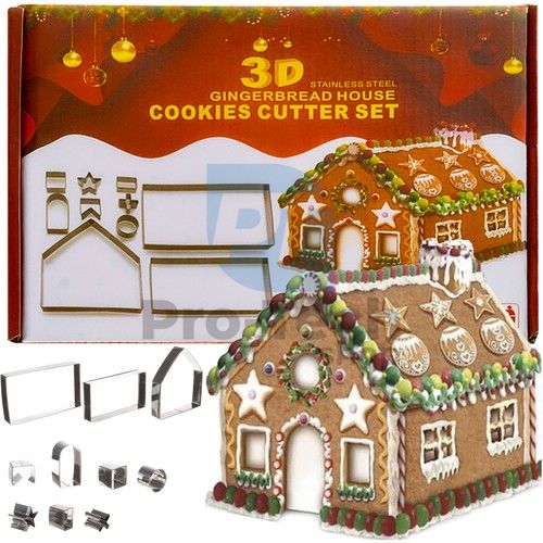 Set of cookie cutters - Gingerbread House Ruhhy 22905 76043