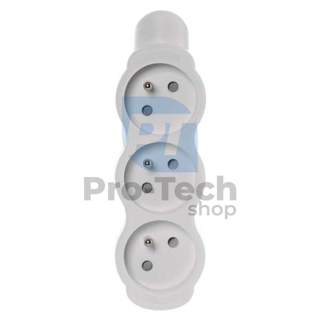 Separate 3 socket, white 72011