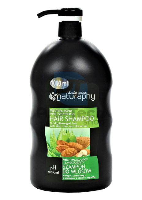 Hair shampoo with aloe vera extract and almond oil Naturaphy 1000ml 30088