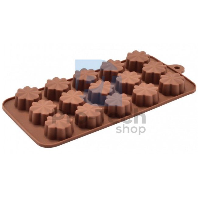 Silicone mould for chocolate bonbons Flower 51351