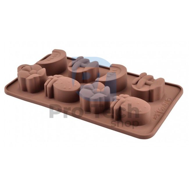 Silicone mould for chocolate candies 51334