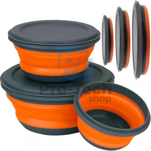 Silicone folding bowls - 3 pcs Ruhhy 20781 75144