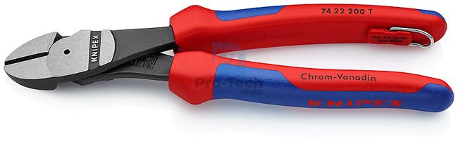 Power Side Cutting Pliers 200 mm Angled KNIPEX 09070