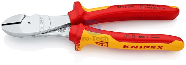 Power lateral training pliers 200 mm insulated KNIPEX 08255