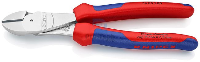 Power side cutting pliers chromed 200 mm KNIPEX 08248