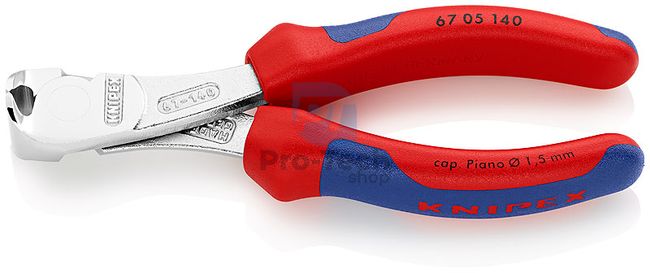 Power cutting pliers front chromed 140 mm KNIPEX 08143