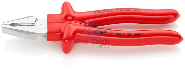 Power Combination Pliers with Dipped Insulation 225 mm KNIPEX 07661