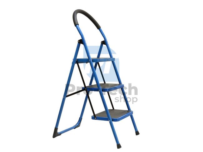 Folding three-step ladder, non-slip 11815