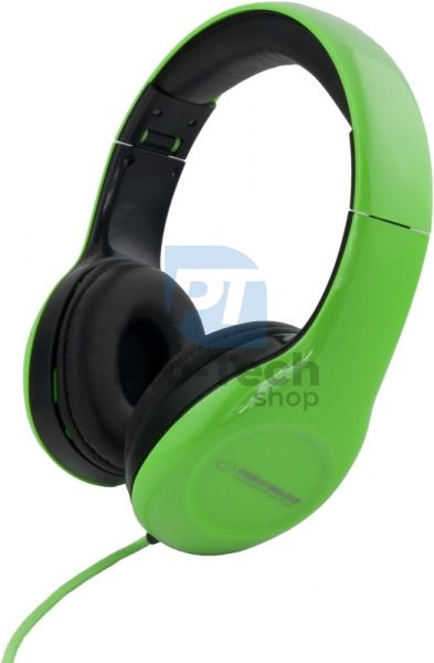 Foldable headphones SOUL, green 72747