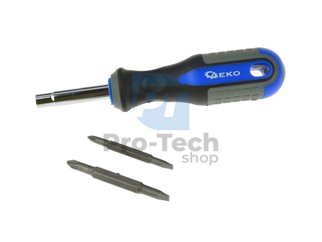 Screwdriver with replaceable bits 1/4", 5/16" 09590