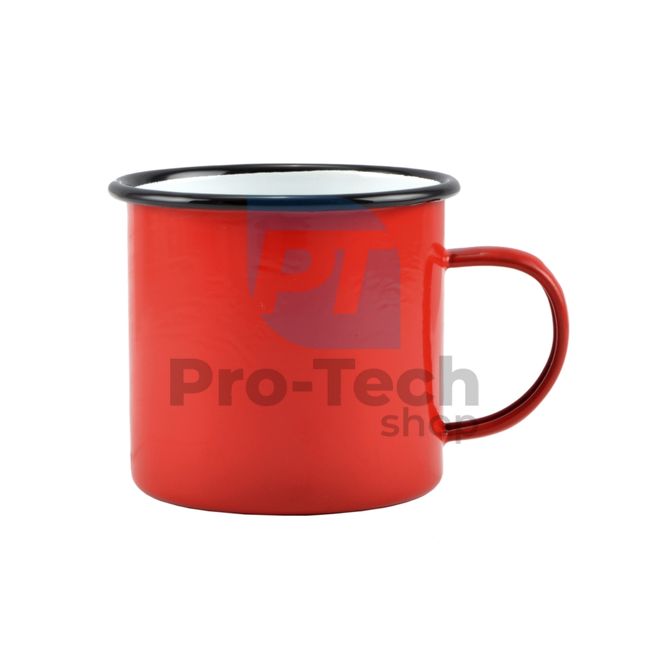 Enamel mug 360ml red 54163