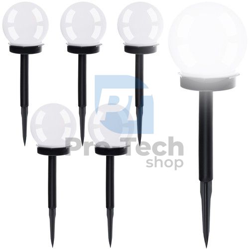 Solar garden lamp - ball - set of 6 75189