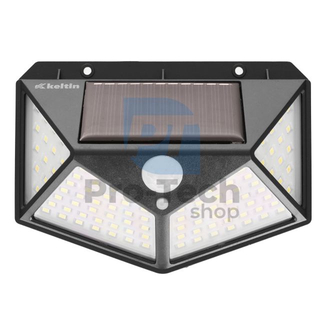 Solar LED spotlight 50W with motion sensor 100 LED 14628