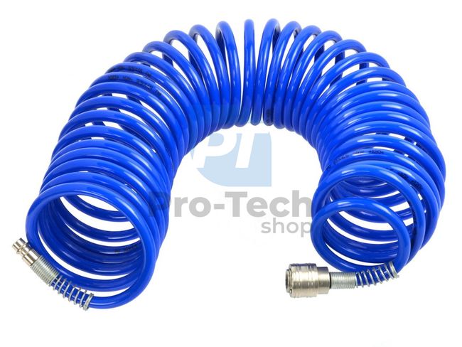 PU spiral air hose 15m 6,5mm x 10mm 01705