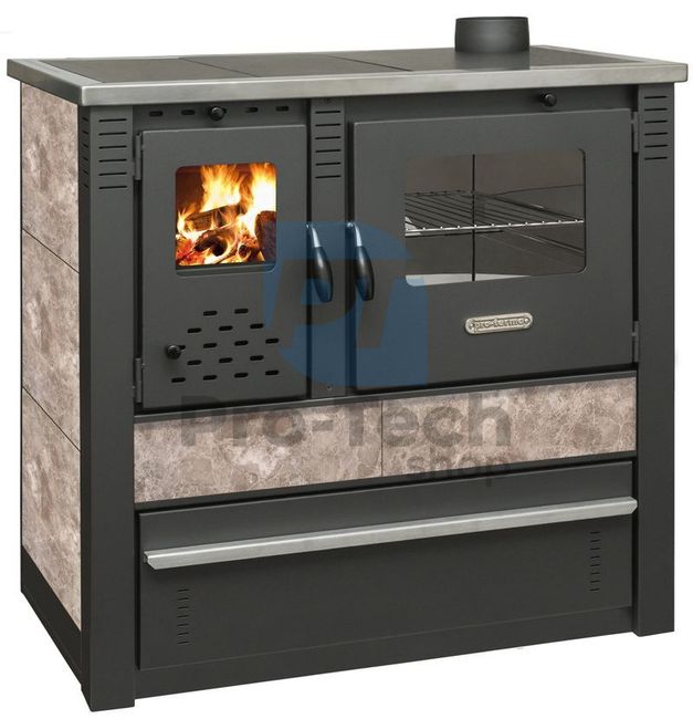 Stove 10,54 kW right outlet mocca 40242