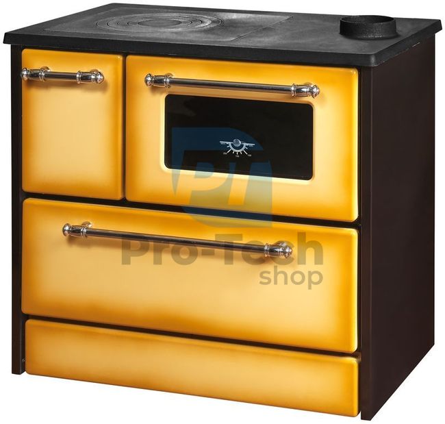 Stove 9,32 kW right middle outlet cappuccino 40236