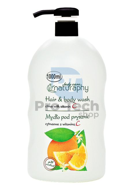 Shower gel and shampoo 2in1 lemon and vitamin C Naturaphy 1000ml 30290