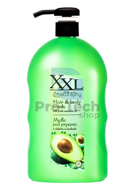 Shower gel and shampoo 2in1 with avocado oil Naturaphy 1000ml 30070