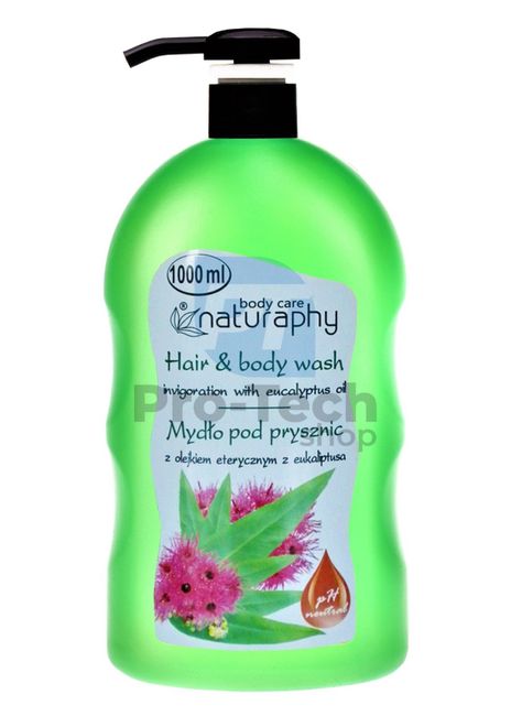 Shower gel and shampoo 2in1 with eucalyptus oil Naturaphy 1000ml 30108