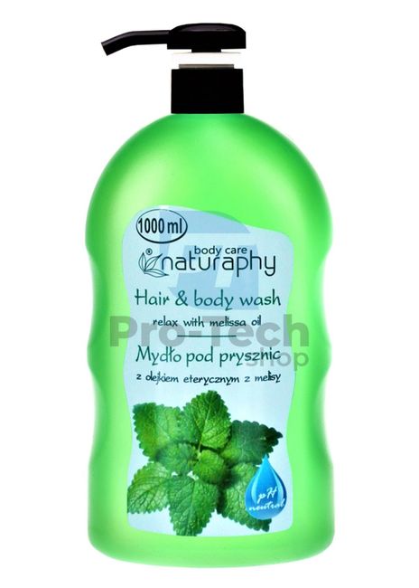 Shower gel and shampoo 2in1 with honeydew oil Naturaphy 1000ml 30109