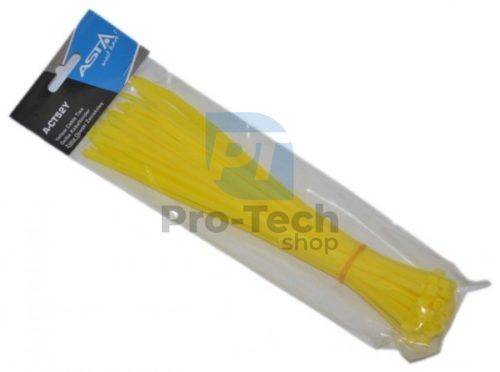 Cable ties 5x250mm yellow 50pcs A-CT52Y 12339