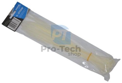 Cable ties 5x300mm white 50pcs A-CT53W 12345