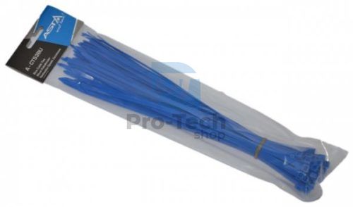 Cable ties 5x300mm blue 50pcs A-CT53BU 12342