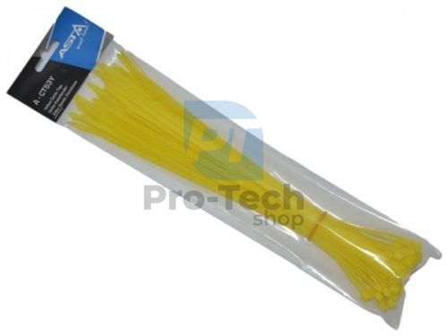 Cable ties 5x300mm yellow 50pcs A-CT53Y 12344