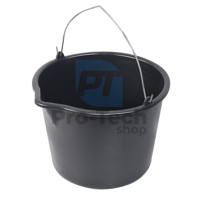 Construction plastic bucket with spout 12l 10165