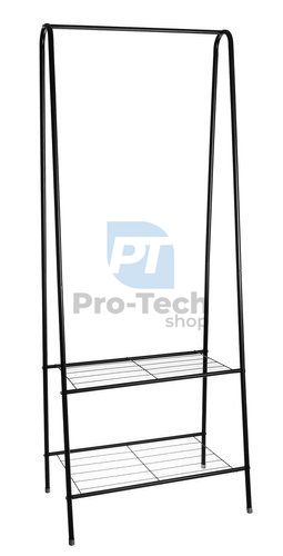 Clothes rack with shoe shelves 75227