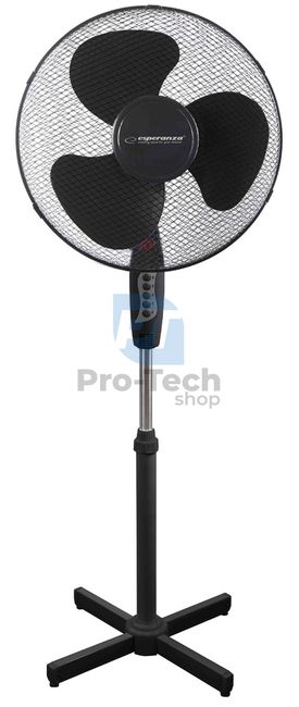 Stand fan 16'' HURRICANE, black 72857